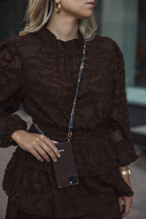 Loesjes telefoonkoord leopard