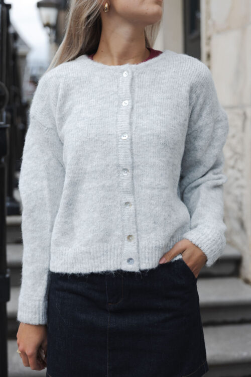 Loesjes fall vestje lichtgrijs