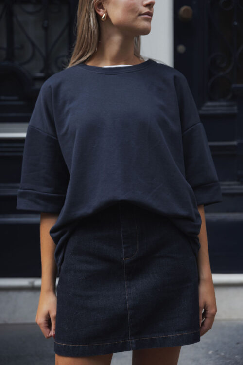 Loesjes sweatshirt donkerblauw