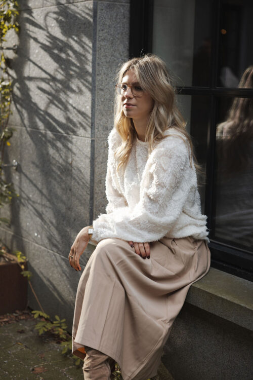 Loesjes feather blousje off white