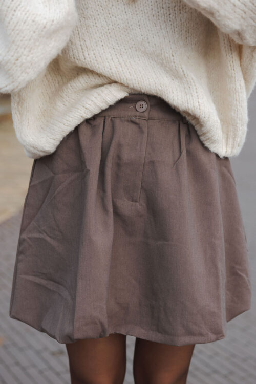 Loesjes ballon rokje bruin