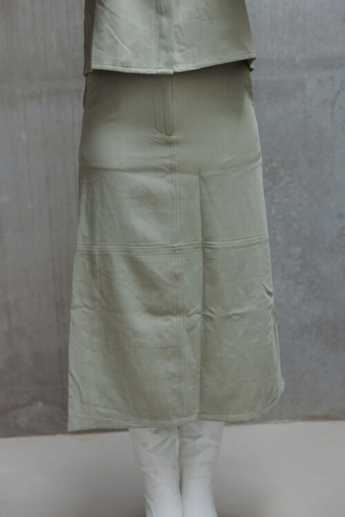 Loesjes midi pak rok groen