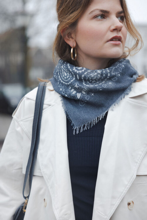 Loesjes sjaal fee navy