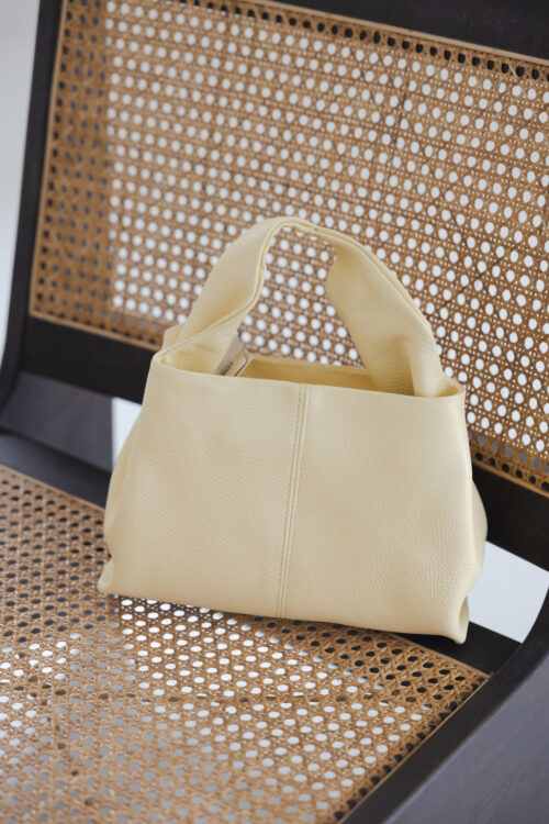 Loesjes polly leren tasje geel