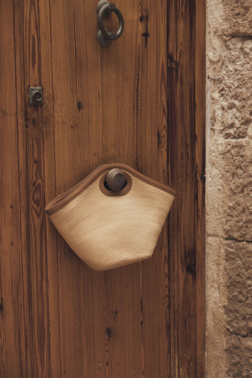 Loesjes zomer strandtas coffee