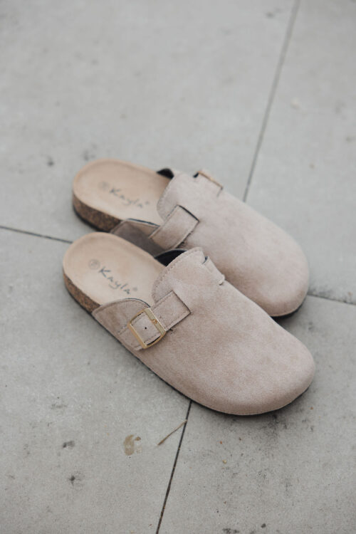 Loesjes clogs beige