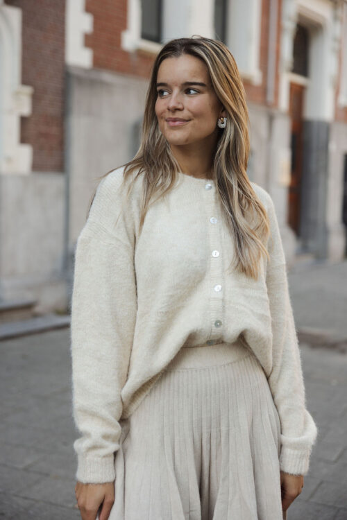 Loesjes fall vestje beige