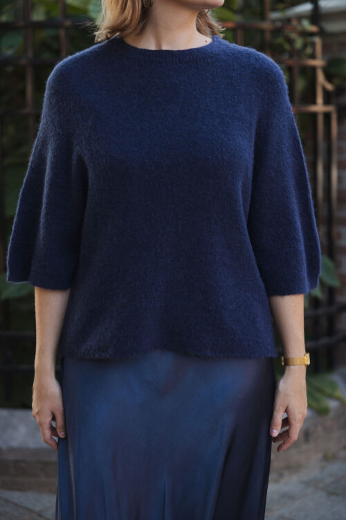 Loesjes herfst knit donkerblauw