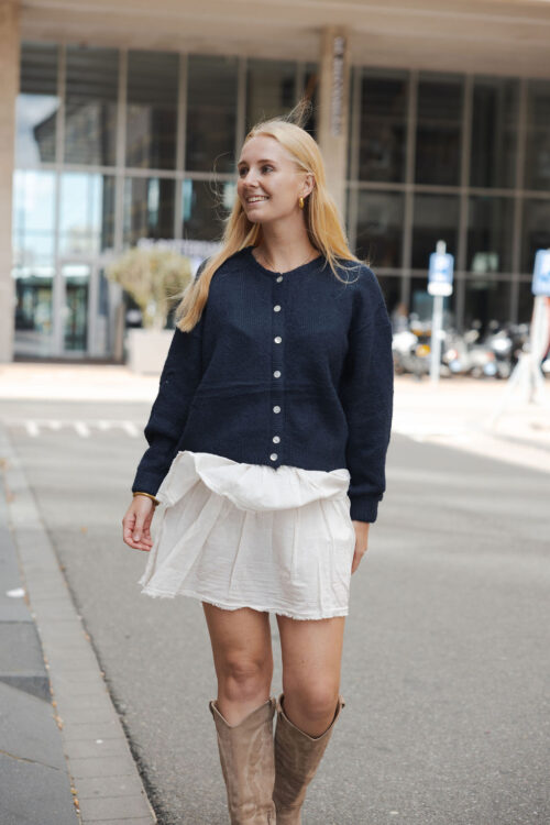 Loesjes fall vestje navy