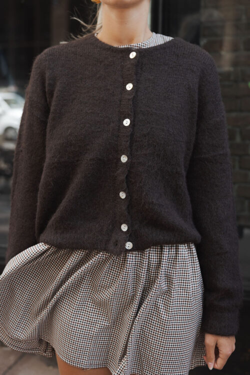 Loesjes paris vestje bruin