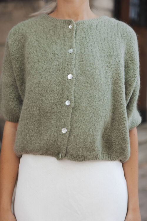 Loesjes paris vestje groen