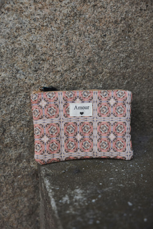 Loesjes etuitje medium amour oudroze