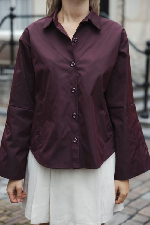 Loesjes blouse jacket burgundy