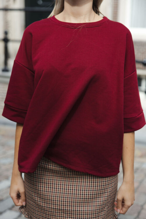 Loesjes sweatshirt bordeaux