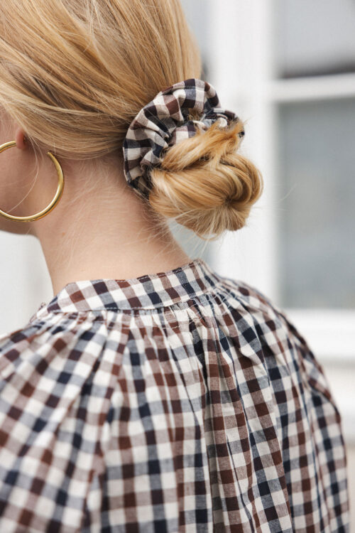 Loesjes fall scrunchie ruit