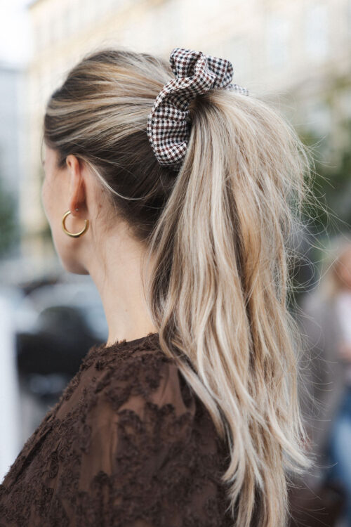 Loesjes fall scrunchie small ruit