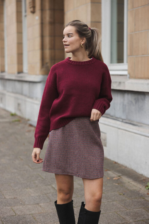 Loesjes autumn trui bordeaux