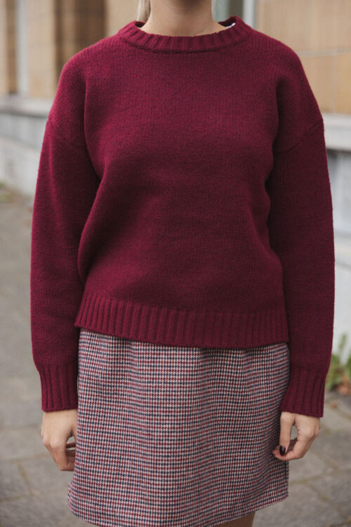 Loesjes autumn trui bordeaux