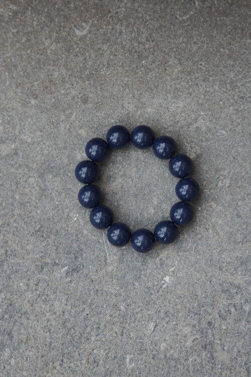 Loesjes kralen armbandje donkerblauw