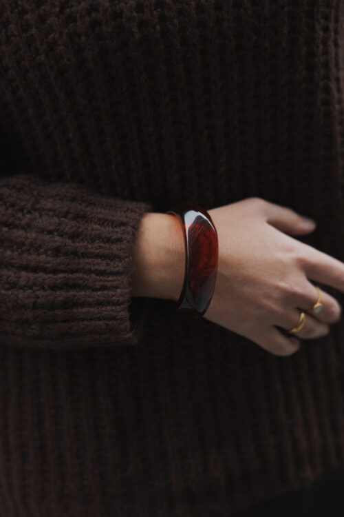 Loesjes bangle bruin